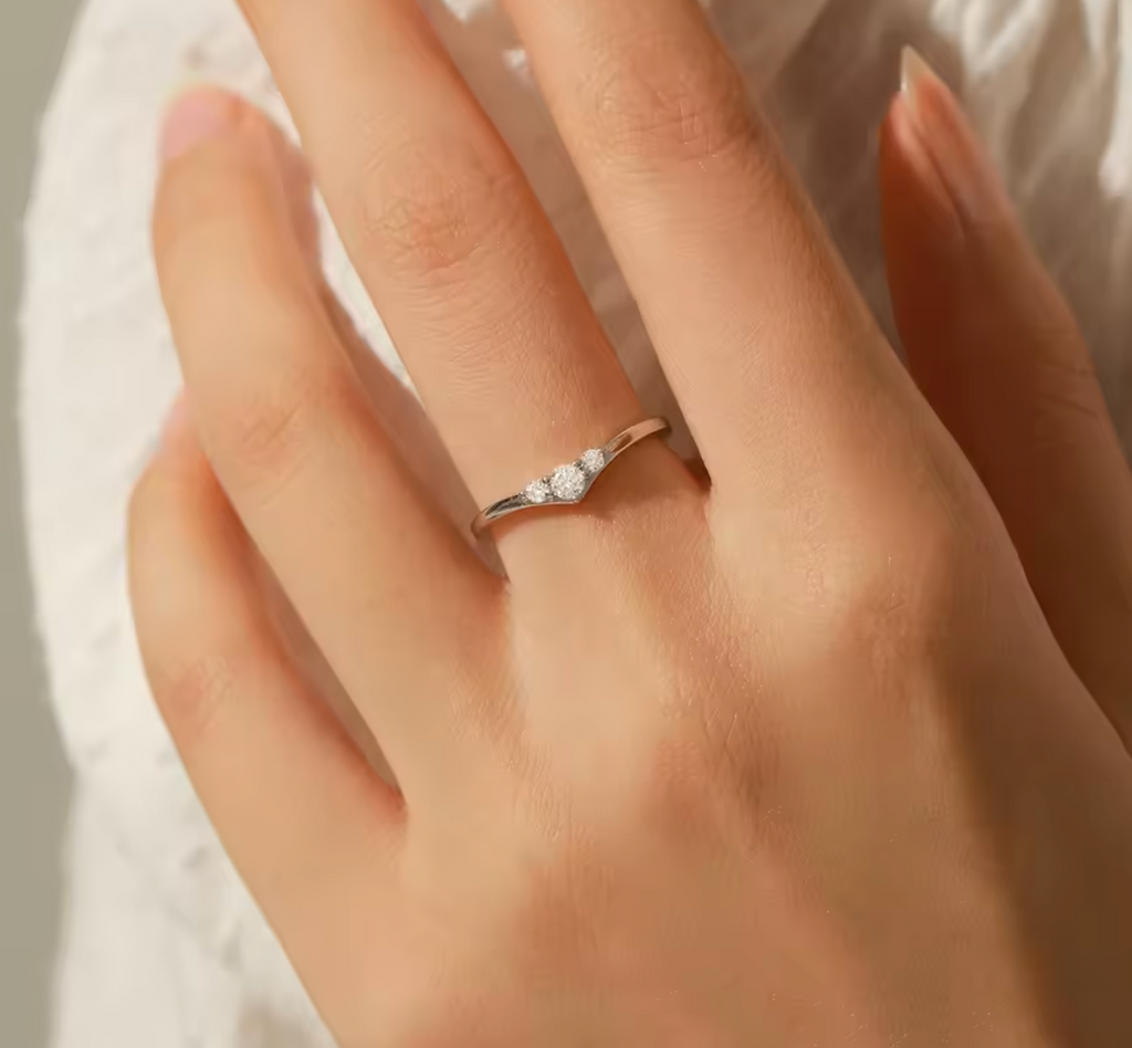 Simple Eternity Moissanite Ring