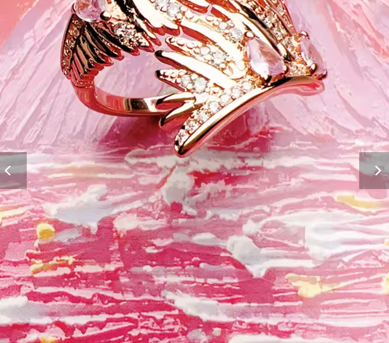 Rose Gold Phoenix Wing Ring